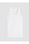 Ozmarka New Season White U-Neck Men's Undershirt 2-Piece - 7