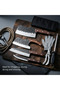 8-Piece Butcher Wooden Handle knife set & chef knife with Roll Bag, Gloves and Scissors. Fast shipping on local warehouse items! Great tools, kitchen essentials, and practical kitchen accessories - 6