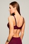 Erica Lace Detailed Spacer Bra – Burgundy - 3