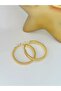 Cut Plate Hoop Earrings (Steel) - 2