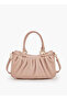 Pleated Tote Bag with Detachable Strap - 5