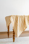 Grain Cotton Tablecloth – Mustard Striped - 4