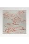 Milano Women's Dance of the Clouds Patterned Tivil Silk Scarf Pink 90X90