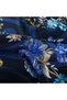 Milano Women's Melagrana Patterned Tivil Silk Scarf Dark Blue 90X90 - 2