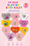 Girl's Panties Elastane Printed on the Back Bato Panties (Tutku Authorized Seller) - 5 Pieces