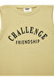 Printed Sleeveless Crew Neck Cotton Oversize Undershirt - 3