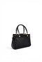 Black - Women's Handbag with Black Logo Sp1293 - 4
