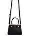 Black - Women's Handbag with Black Logo Sp1293 - 6