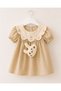 Baby Girl Rabbit Embroidered Dress and Plush Rabbit Bag Set - 6 Months / 9 Months / 12 Months - 4