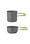 Foldable Camping Cookware Set |   Stainless Steel Non-Stick Camping Cooking Set |   Fork Spoon Knife Cookware Set with Carrying Bag - 3