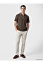 Shining Choices from Shining Store Devrik Roba Collar Textured Men's T-Shirt - 3