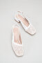 Women's White Detailed Heeled Shoes - 3
