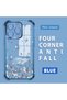 iPhone 14 Pro Compatible Transparent Back Four Corners Reinforced Impact Protection Silicone Case
