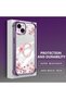 iPhone 14 Plus Compatible Transparent Back Four Corners Reinforced Impact Protection Silicone Case - 3