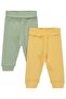Basic 2-Piece Set Without Booties for 3-12 Months Single Bottom Baby - Green - 2