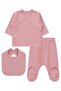 Basic 3-Piece Bodysuit Sets - Pink