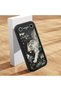 Tecno Spark Slim/Pova Slim Compatible Shockproof Camera Protected Black Silicone Stylish Print Case - 2