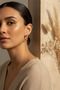 Yellow Color Shiny Hoop Earrings Women's Bijouterie Jewelry Accessory Stylish and Modern Design - 5