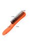 Duaravel Wire Brush with Curved Plastic Handle for Cleaning Rust and Paint Removal-Orange - 2
