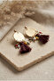 Handmade Brass Metal and Tassel, Bead Detailed Authentic Earrings - 5