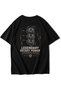 Unisex Oversize Legendary Rotary Power T-Shirt Black