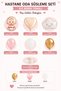 Baby Girl Foil Balloon Set with Cloud and Heart Foil Balloons Baby Shower Hospital Room Birthday Decoration Set with 10 Balloons - 2