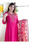 Pink Silk Salwar Kameez & Dupatta - ALV2036 | Pink-Size-M-38-Inches