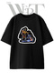 Scorpion Subzero Design Printed Unisex Black Oversize T-Shirt
