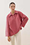 Striped Patchwork Modal Shirt Red - 6