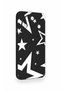 Honor Magic 8 Lite Compatible Black Mega Star Patterned Silicone Case - 3