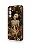 Samsung A35 Compatible Flower Skeleton Pattern Silicone Case - 4