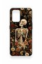 Oppo-A74 Compatible Flower Skeleton Pattern Silicone Case - 2