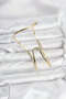 Gold Color Brass Hand Bracelet