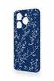 Tecno Spark 20 Pro Compatible Thin Leaf Branch Pattern Silicone Case - 3