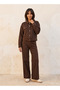 Linen Blend Trucker Jacket with Chest Pocket - 3