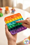 Pop It Sensory Intelligence Toy Square Bubble Popping Stress Reliever Fidget Toy 12X12 cm - 2