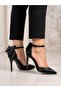 Satin Bow Back 10.5cm Heeled Evening Dress Shoes Feli̇sya Buti̇k