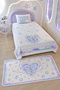 Premium Uyum 2-Piece Set – 165X220 cm Sponge Supported Ultrasonic Cut Single Bedspread + 120X180 cm Non-Slip Base Carpet - 3