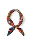 Cubik Caz Pattern Silk Handkerchief Scarf Dg9782-Orj - 2