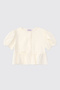 Girl's Short Sleeve Ecru Shirt