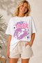 Easy Tiger Printed Crew Neck Casual Unisex Oversize T-Shirt - Leopard Themed Cotton T-Shirt