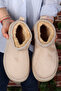 52709 Ug Short Suede Fur Sports Women's Boots - 6