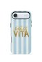 iPhone 17 Air Vorian Double Layer Case La Dolce Vita Blue