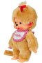 Monchhichi Beige Girl with Bib - 3