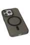Aconcept iPhone 15 Pro Case Lodos Magneticsafe Matte Cover (145617) - Black - 4