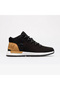 Mid Lace Up Men's Black Outdoor Shoes