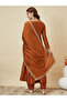 Rust Silk Kameez Salwar & Dupatta - TRT1010-Rust-Size:L-40-Inches - 5