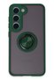 Aconcept Galaxy S23 Case Montreal Silicone Cover with Ring (31237) - Green