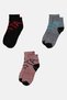 Kids Boy 3 Pairs Brand Logo Crew Socks, Multicolor - 3