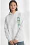 Eat Sleep Gym Repeat Fitness Gym Bodybuilding Athlete Back Printed Unisex Oversize Combed Cotton Hoodie - 2